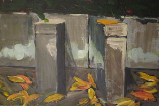 kleine bank auf dem harburger friedhof