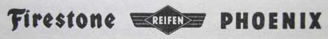 Firestone Phoenix Doppelmarke ca1952